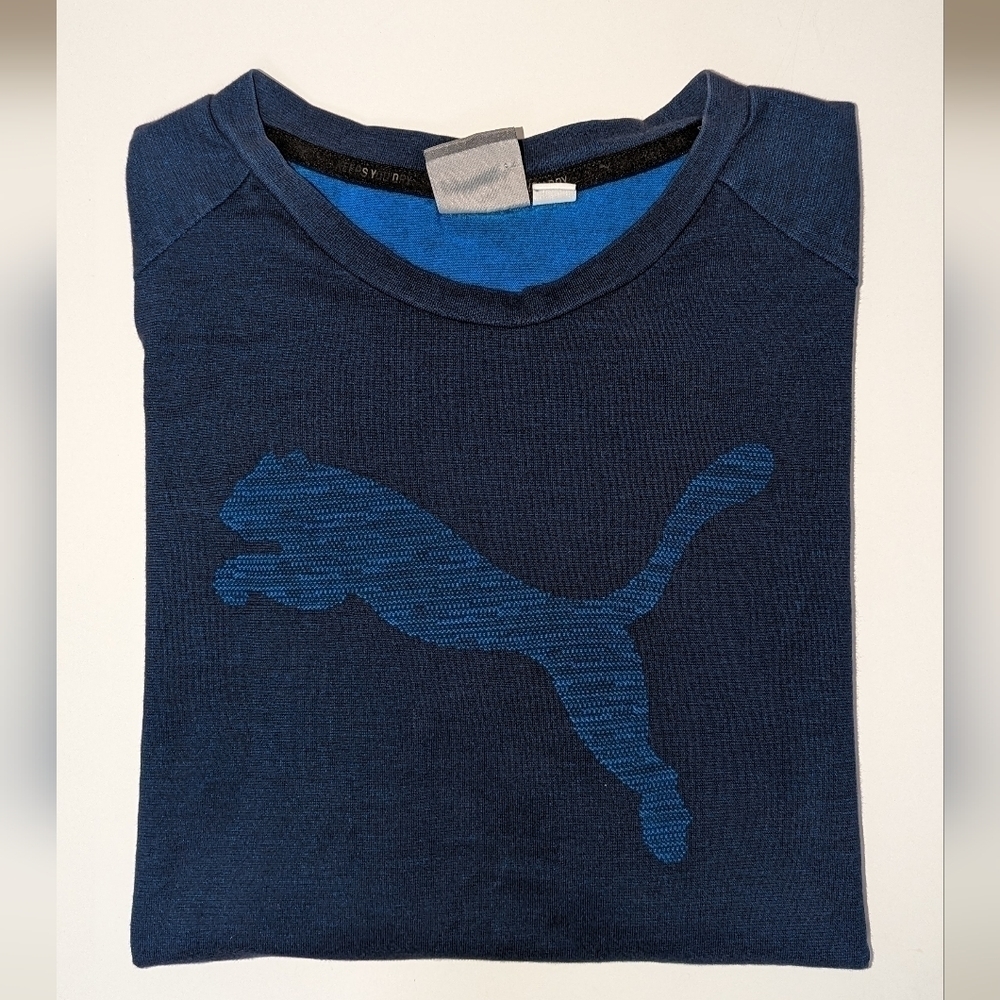 Puma short sleeves men's blue t-shirts size M
